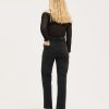 Джинси з високою посадкою  Staight leg  Monki