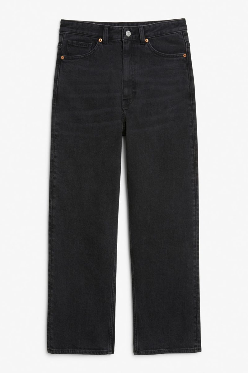 Джинси з високою посадкою  Staight leg  Monki