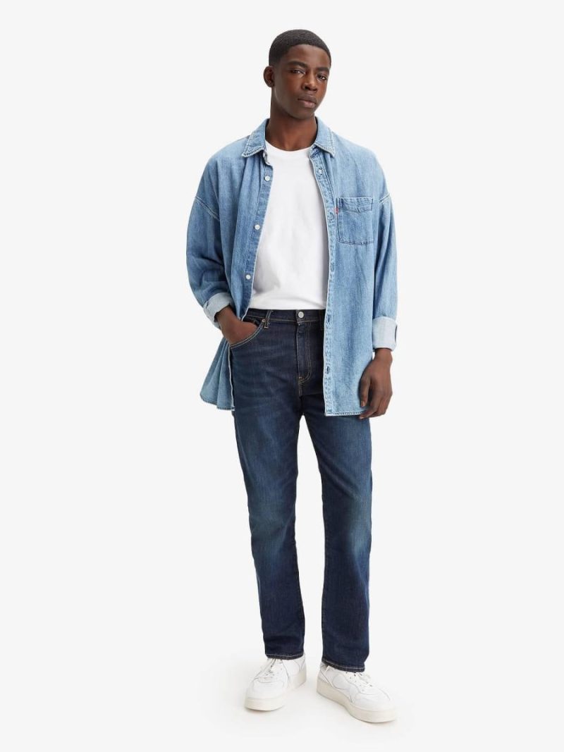 Чоловічі джинси темно-синього кольору 502 Taper  LEVI'S