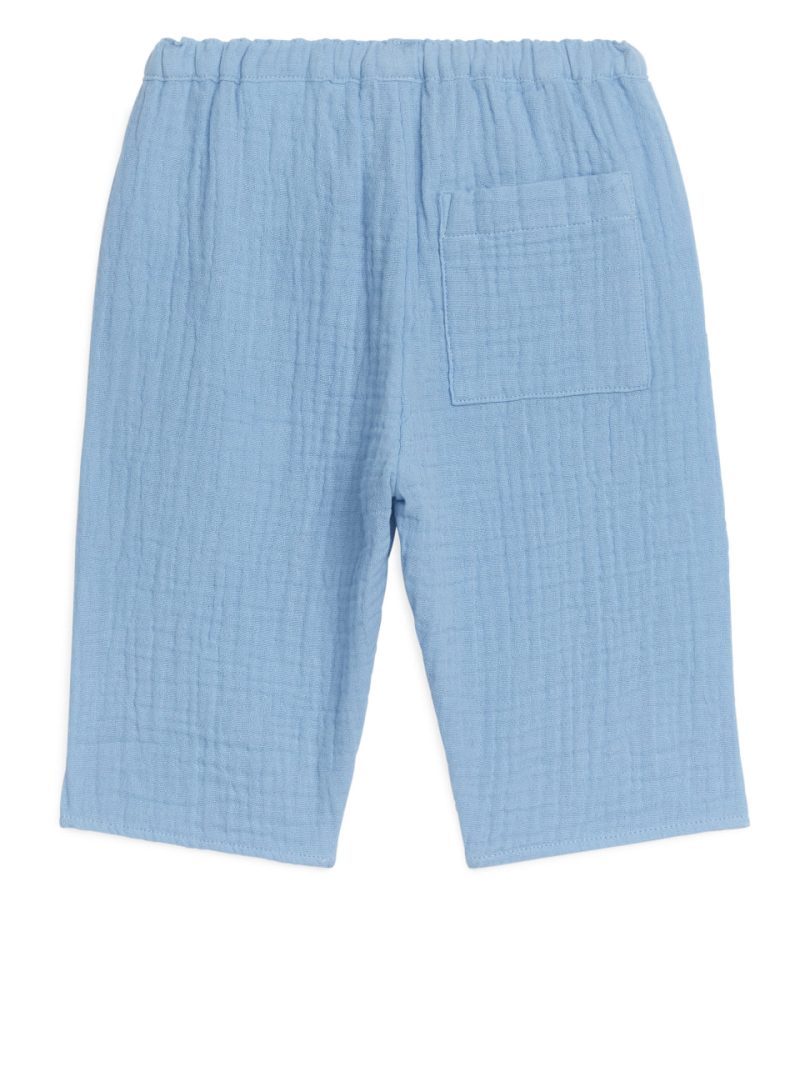 22502 1 Дитячі текстурні штани блакитного кольору Arket