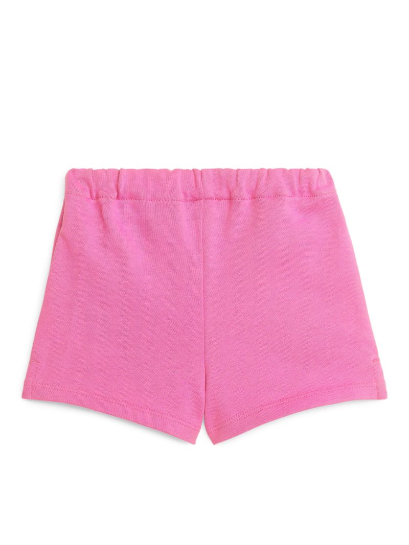 22601 2 Дитячі трикотажні шорти рожевого кольору Arket