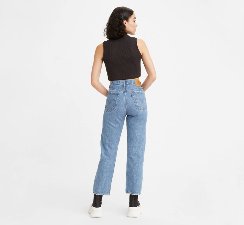 Джинси блакитного кольору wedgie straight  LEVI'S