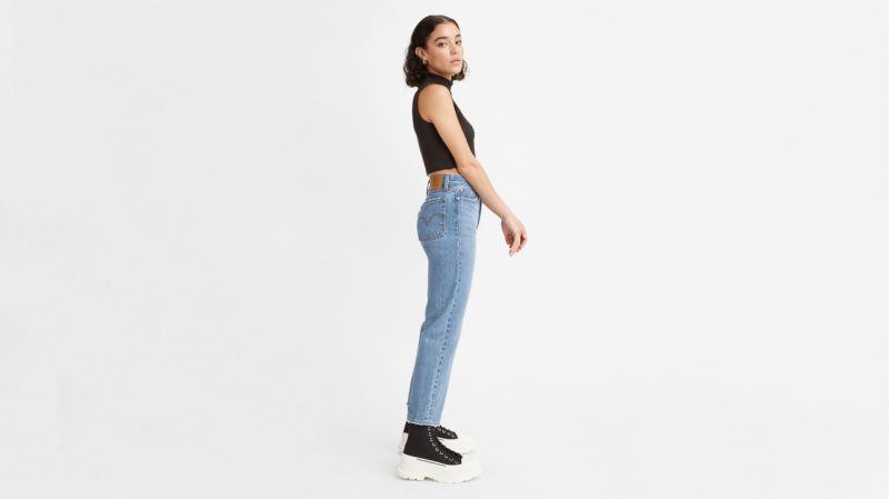 Джинси блакитного кольору wedgie straight  LEVI'S