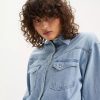 Куртка денім світло-блакитного кольору з перламутровими гудзиками  LEVI'S