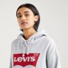Худі сірого кольору з принтом LEVI'S  LEVI'S
