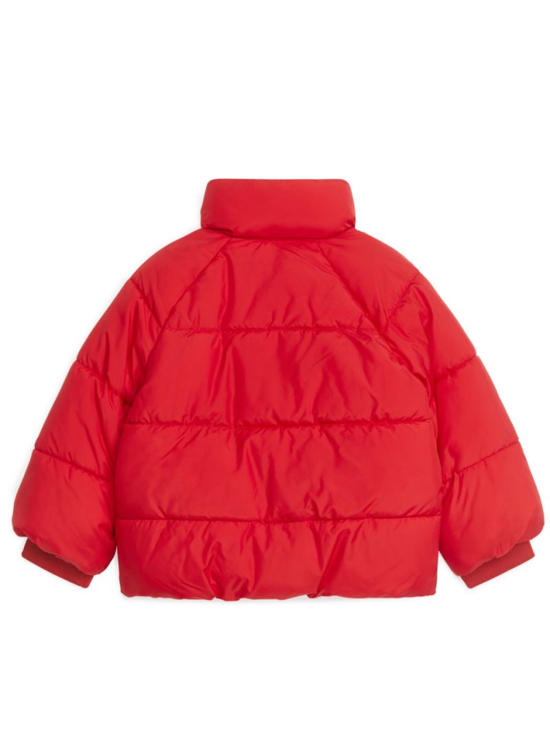 Дитячий пуховик червоного кольору   ARKET