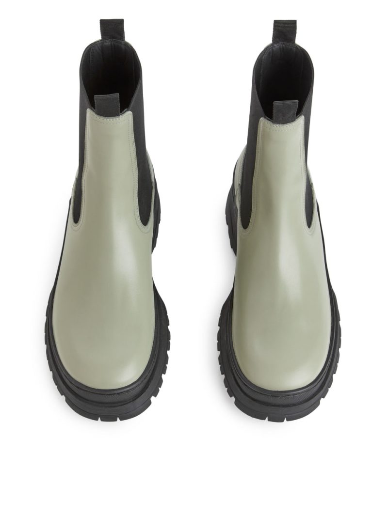 23348 2 Челсі сіро-зеленого кольору на масивній підошві ARKET