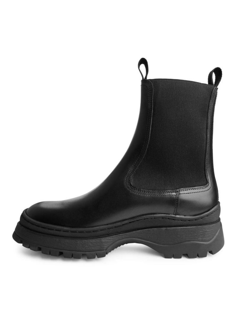 Шкіряні челсі на масивній підошві ARKET