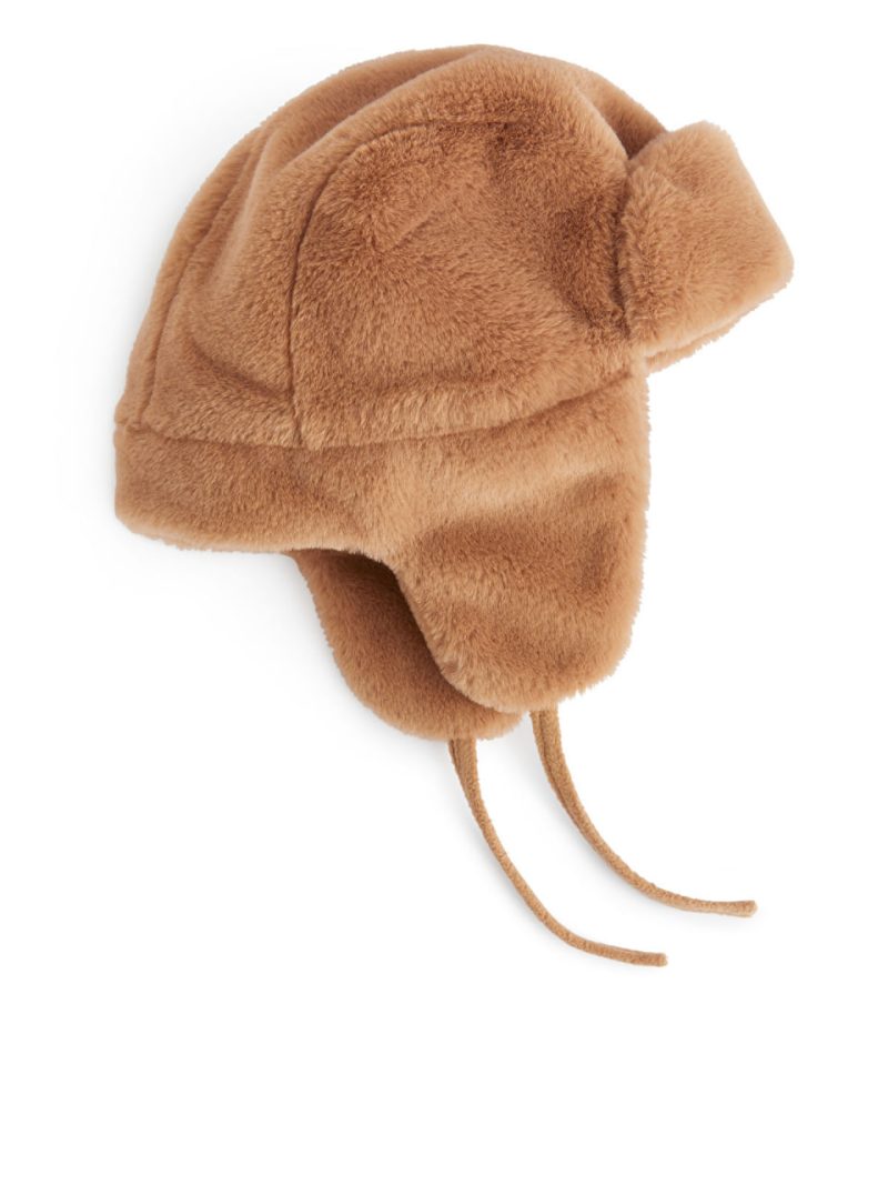 Дитяча шапка-вушанка з еко-хутра ARKET