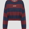 Світшот на флісі в смужку  LEVI'S