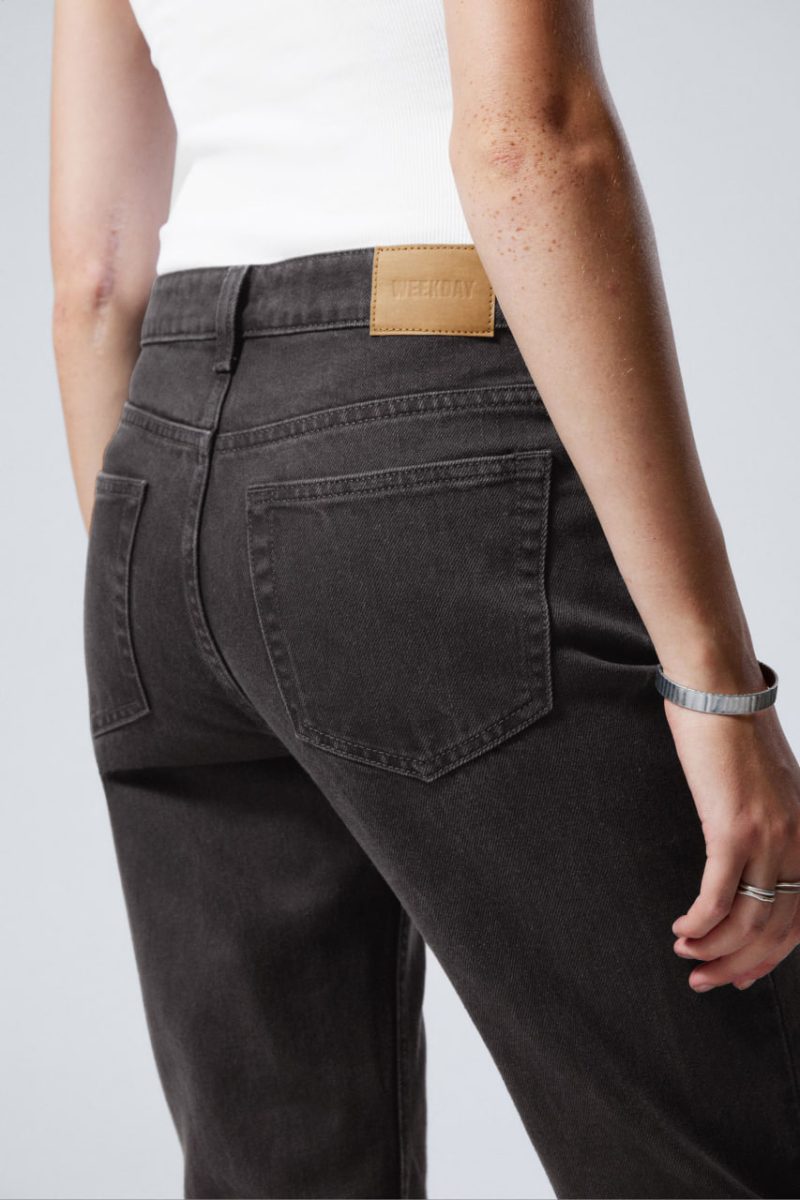 Джинси графітового кольору модель Pin Weekday