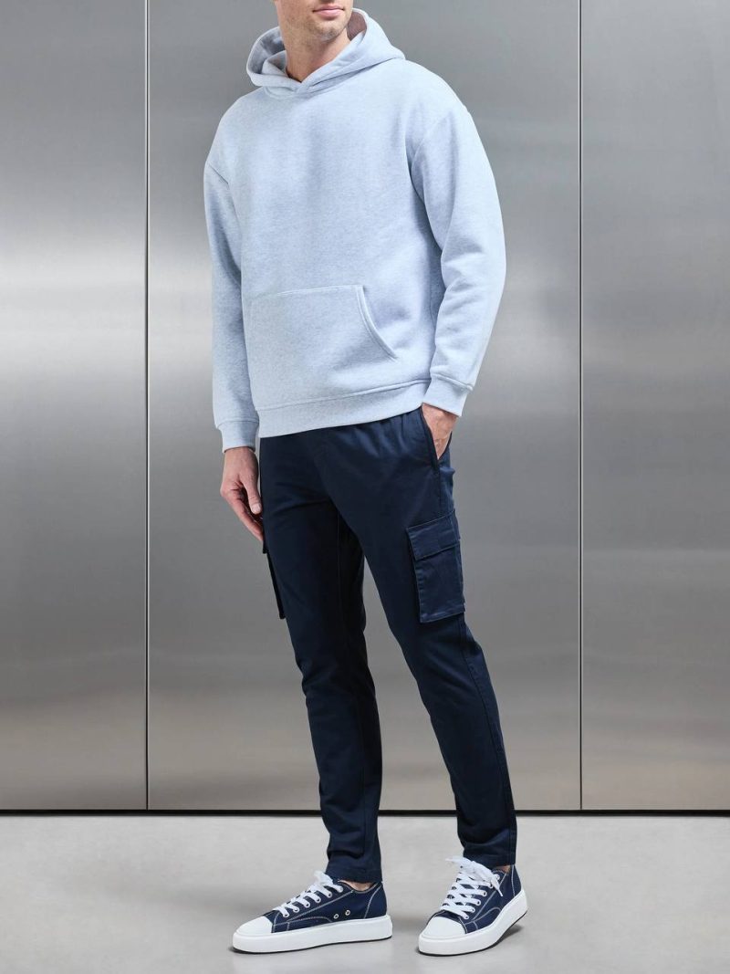 Бавовняні карго сіро-блакитного кольору  ARNE