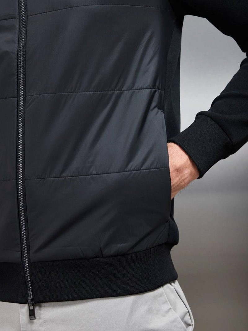 Куртка-джемпер чорного кольору  ARNE