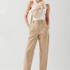 Текстурні штани пісочного кольору COS