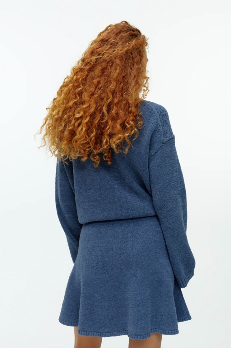 В'язана спідниця блакитного кольору   ARKET