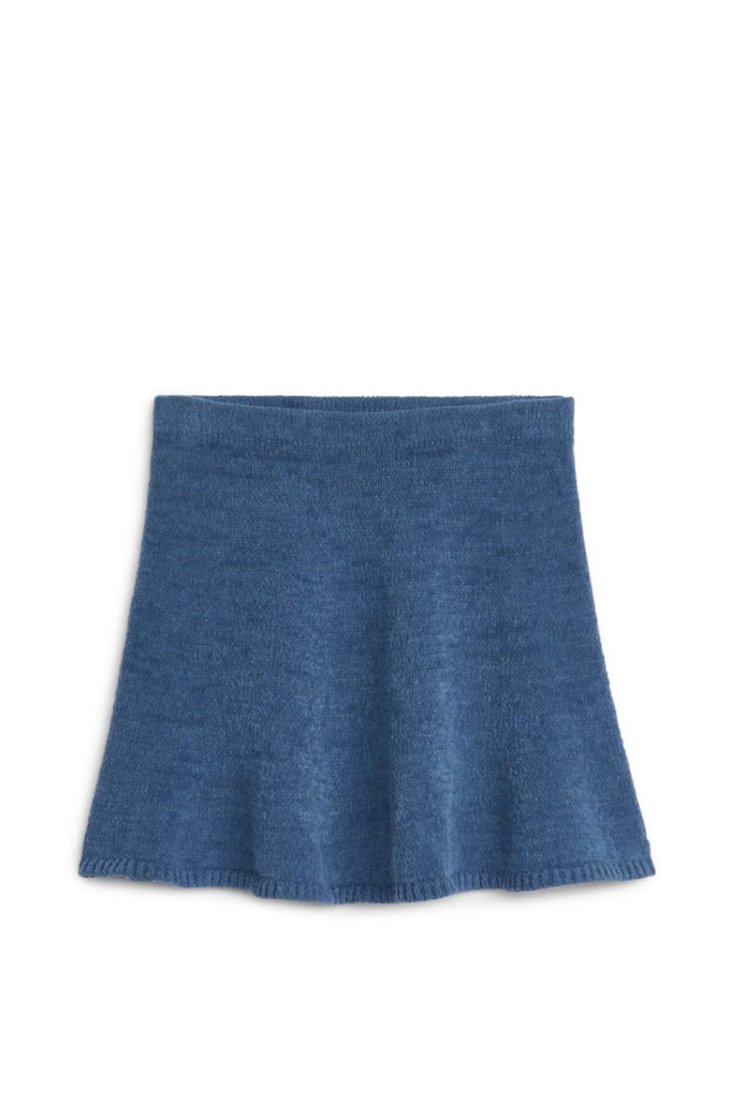 В'язана спідниця блакитного кольору   ARKET