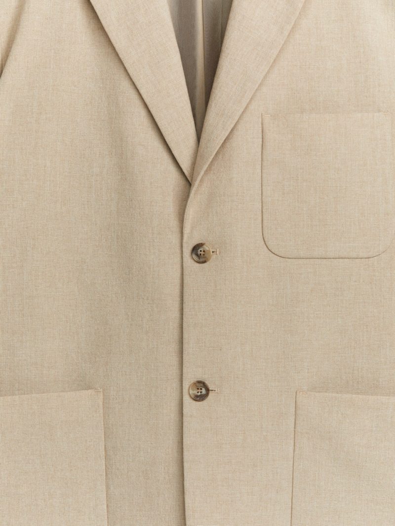 24554 1 Чоловічий лляний піджак пісочного кольору (мікродефект) ARKET