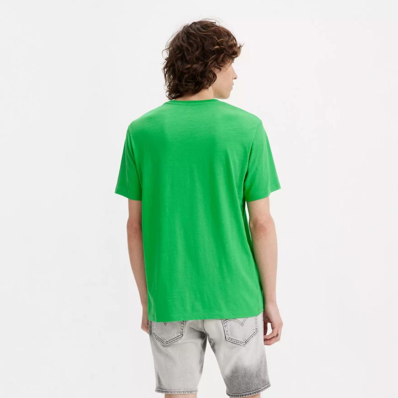 Чоловіча футболка яскраво зеленого кольору  LEVI'S