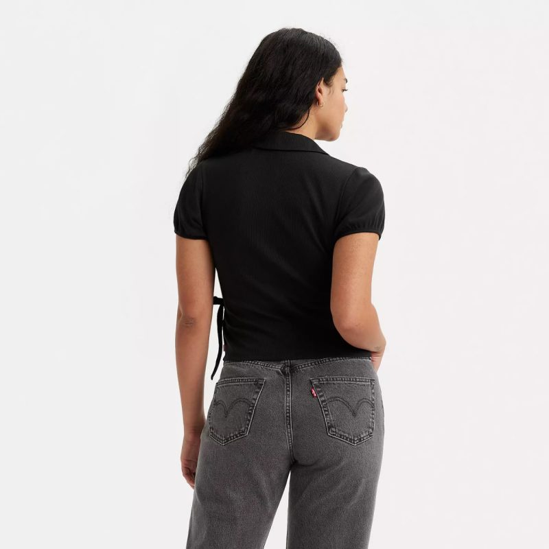 Топ на зав'язках графітового кольору  LEVI'S