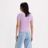 Текстурний топ лілового кольору на гудзиках LEVI'S