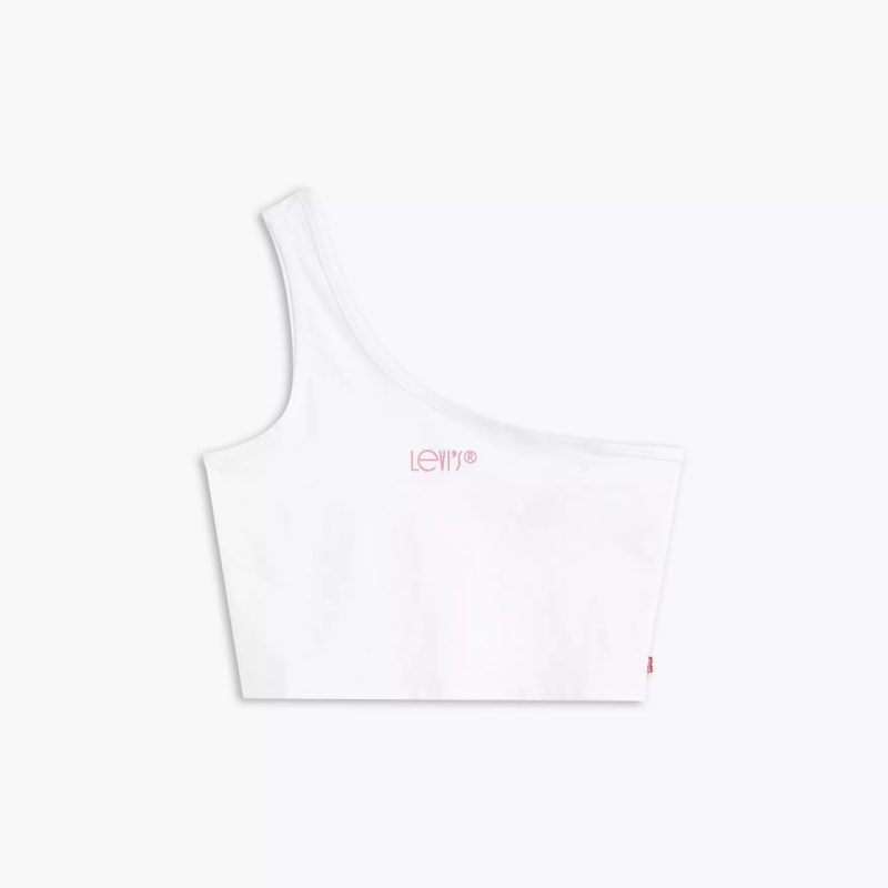 Топ білого кольору на одне плече LEVI'S