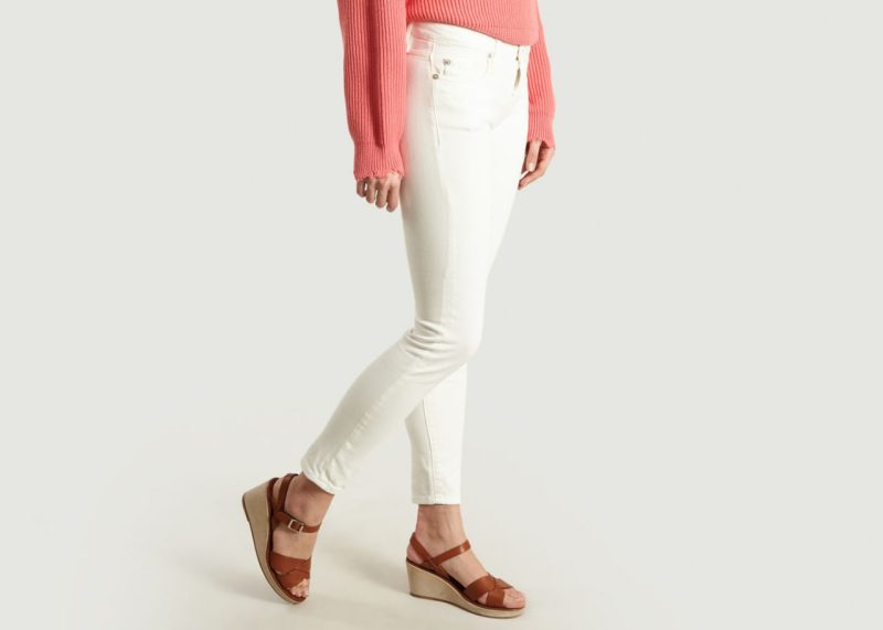 25515 2 Еластичні джинси білого кольору (дефект блискавки) IRO