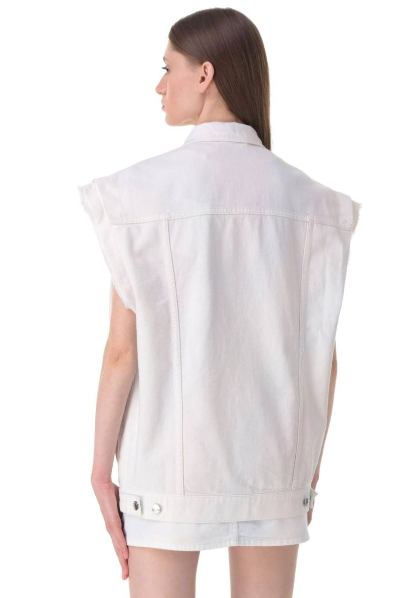 Куртка денім без рукавів супероверсайз  IRO