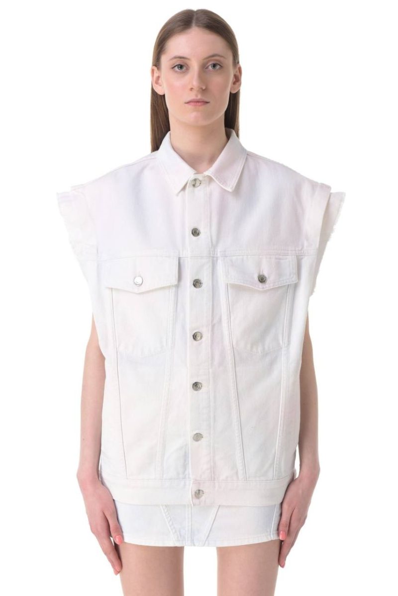 Куртка денім без рукавів супероверсайз  IRO