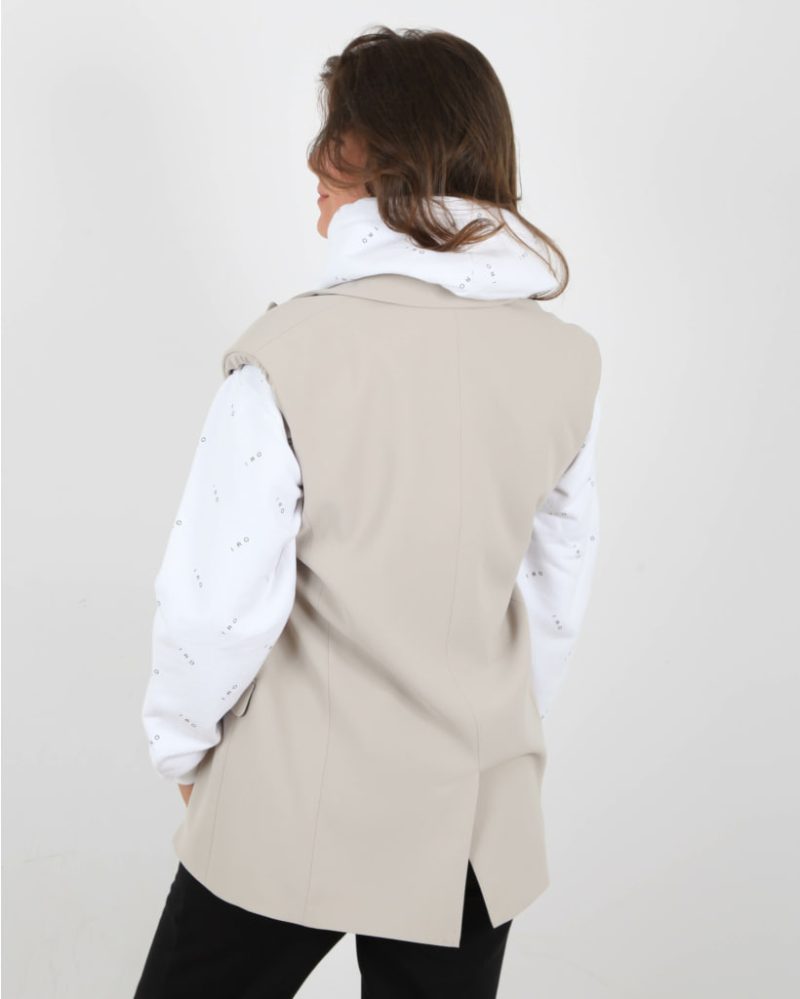 25557 2 Подовжений жакет без рукавів (мікродефект: забруднення) IRO