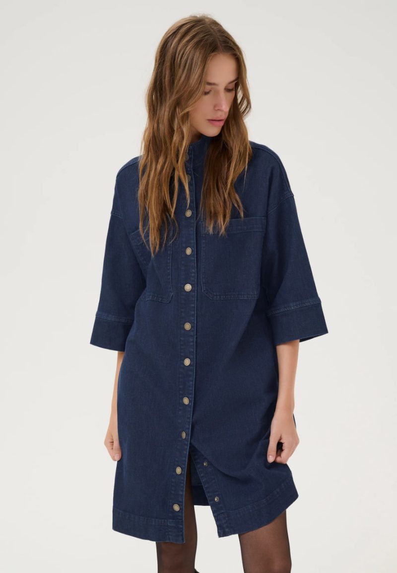 Сукня-сорочка денім на поясі my essential wardrobe
