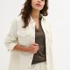 Куртка-сорочка молочного кольору  my essential wardrobe