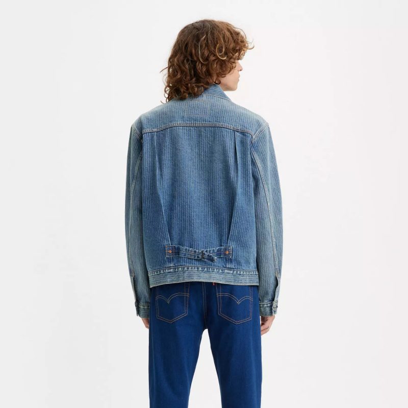 25635 2 Чоловіча куртка денім в смужку LEVI'S