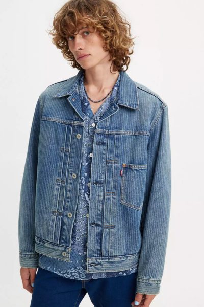 Чоловіча куртка денім в смужку  LEVI'S