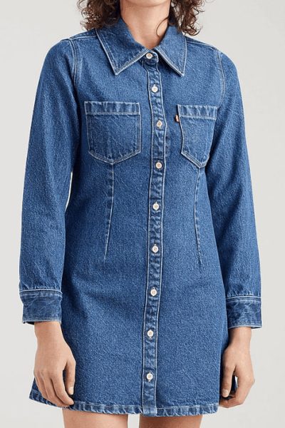 Сукня денім синього кольору  LEVI'S