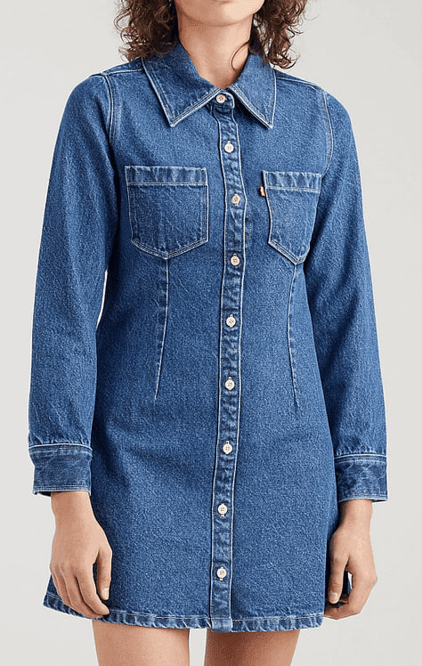 Сукня денім синього кольору  LEVI'S
