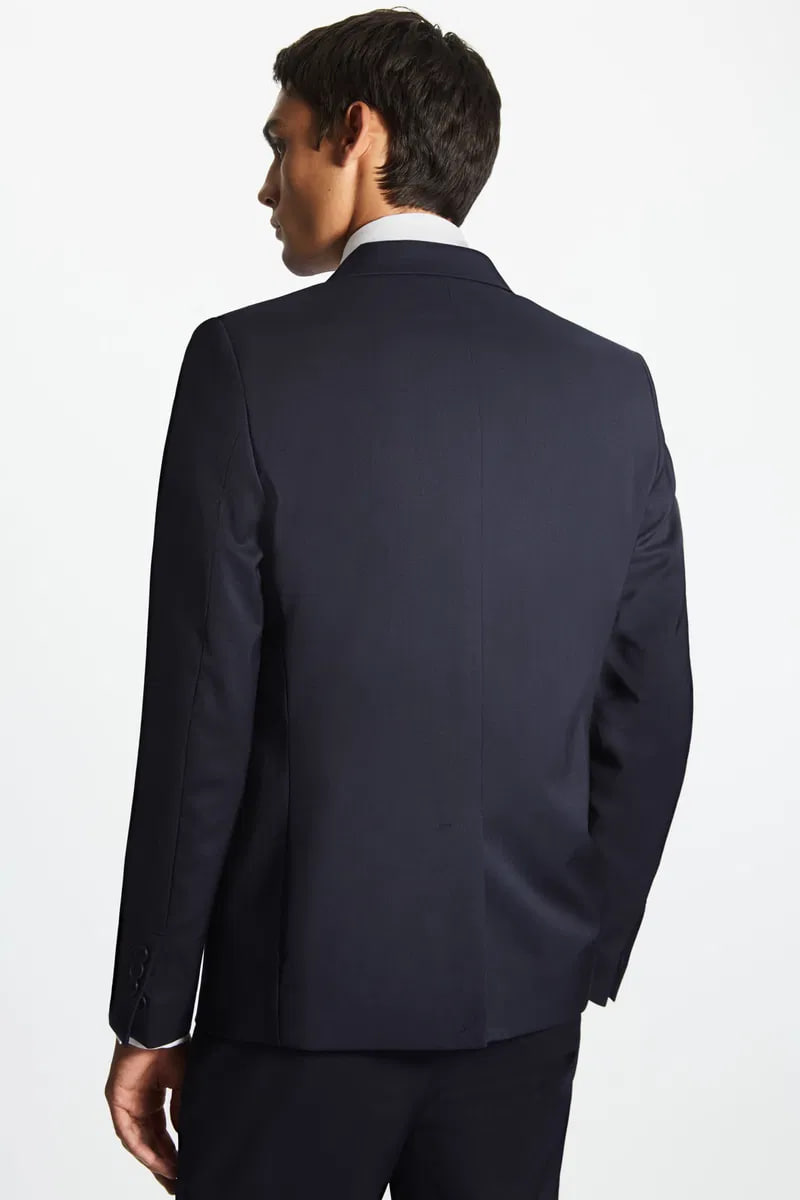 Чоловічий піджак з вовни  navy blue COS